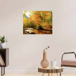 Affiche Bierstadt - Brook à Woods,