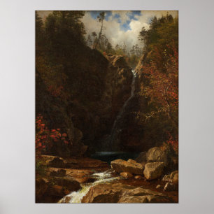 Affiche Bierstadt - Glen Ellis Falls