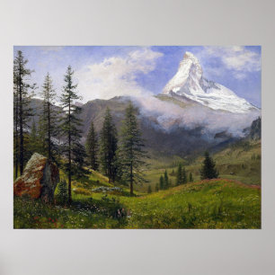 Affiche Bierstadt - Matterhorn