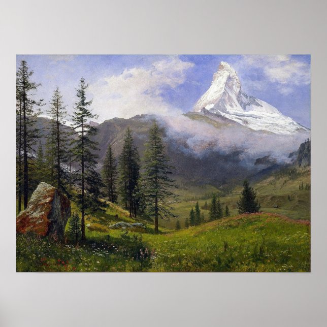 Affiche Bierstadt - Matterhorn (Devant)