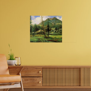Affiche Bierstadt - Montagnes de Sierra Nevada,