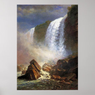 Affiche Bierstadt Niagara Falls Peinture