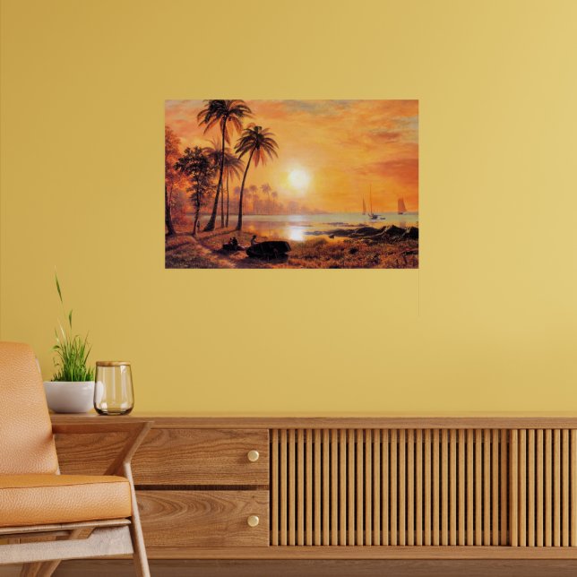 Affiche Bierstadt - Paysage Tropical (Salon 2)