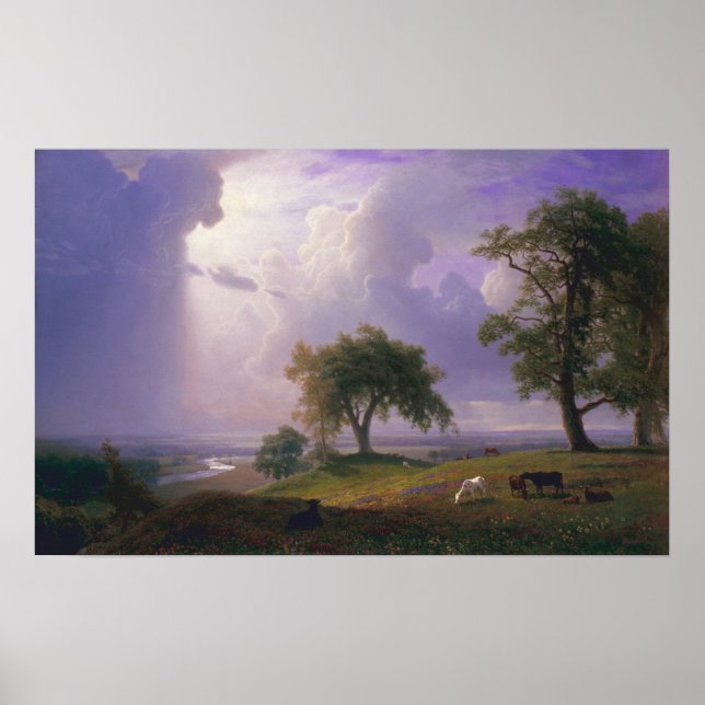 Affiche Bierstadt - Printemps de Californie (Devant)