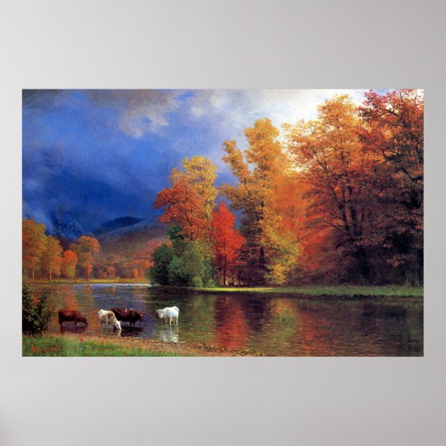 Affiche Bierstadt Sur La Peinture Saco (Devant)