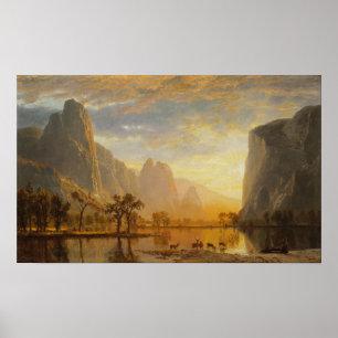 Affiche Bierstadt - Vallée Du Yosemite