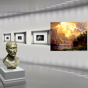 Affiche Bierstadt's Sierra Nevada Fine Art