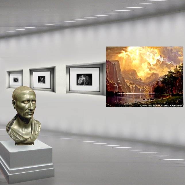 Affiche Bierstadt's Sierra Nevada Fine Art (Créateur téléchargé)