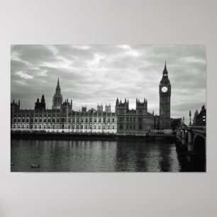 Affiche Big Ben B et W