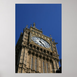 Affiche Big Ben - copie encadrée par Londres