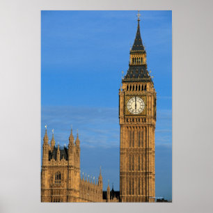 Affiche Big Ben et bâtiment du Parlement