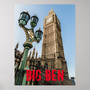 Affiche Big Ben in Westminster London gift