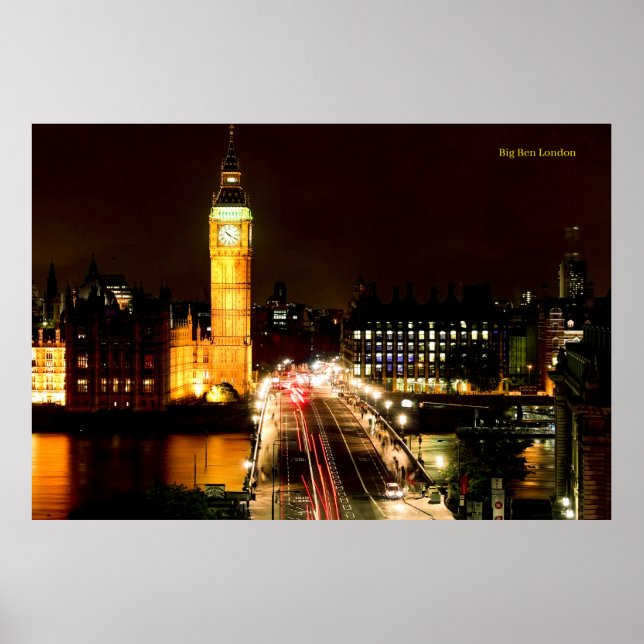 Affiche Big Ben London (Devant)