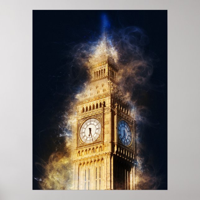 Affiche Big Ben London (Devant)