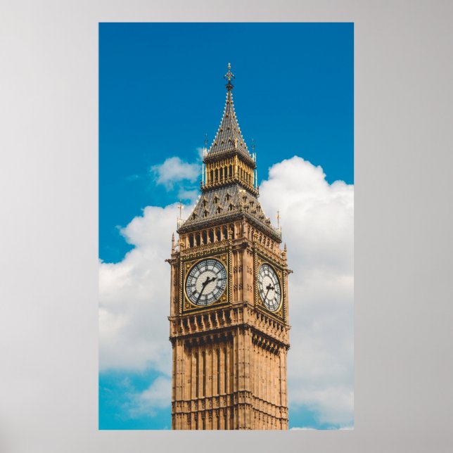 AFFICHE BIG BEN LONDON (Devant)