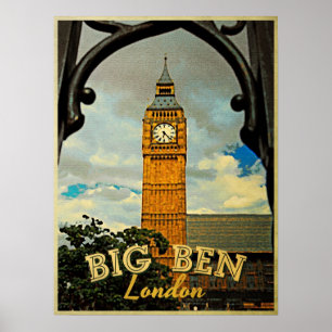 Affiche Big Ben Londres