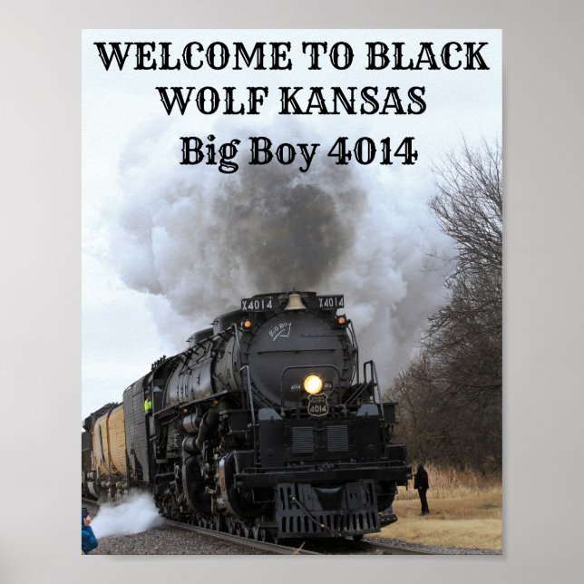 Affiche Big Boy 4014 bienvenue au Kansas (Devant)