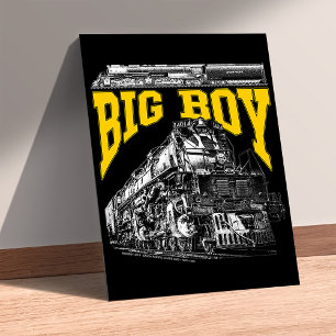 Affiche Big Boy 4014 Union Pacific Classe 4000. Loco à vap