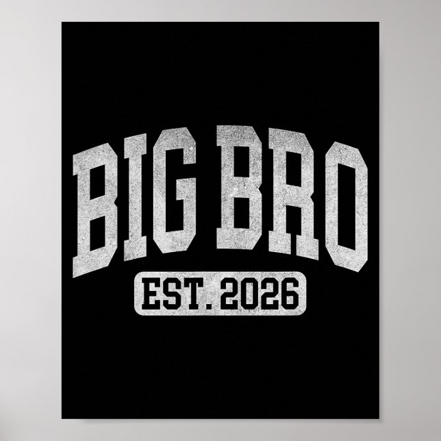 Affiche Big Bro Est 2026 New Big Bro Announcement Cool Bro (Devant)
