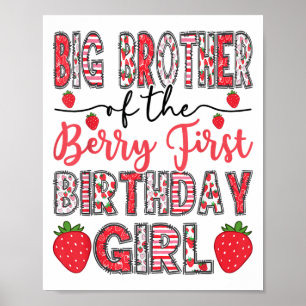 Affiche Big Brother Du Berry Premier Anniversaire Fille Pa