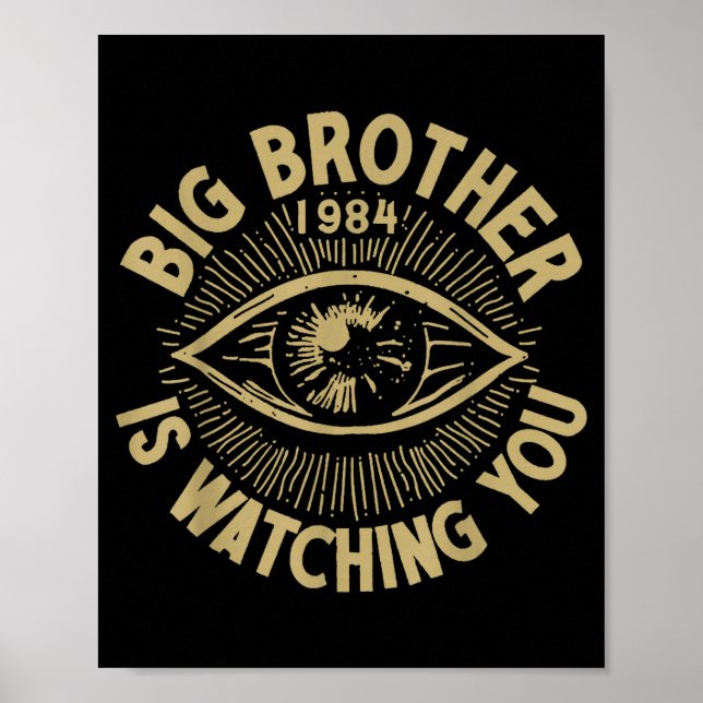 Affiche Big Brother Is Watching You  (Devant)