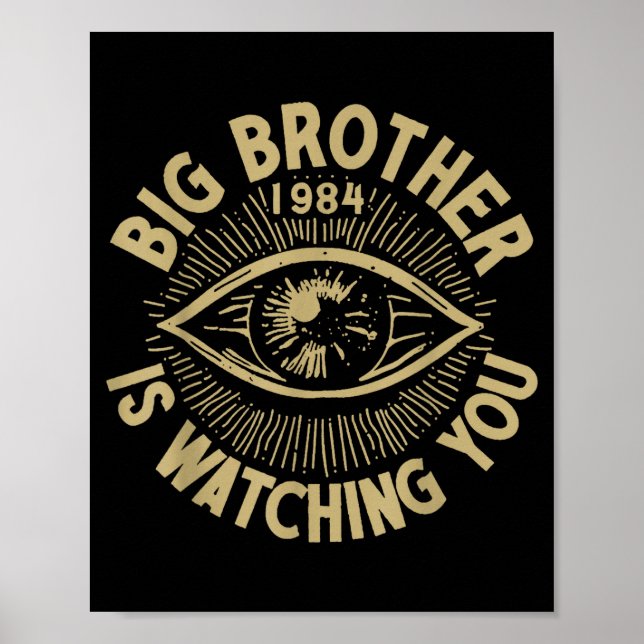 Affiche Big Brother Is Watching You  (Devant)