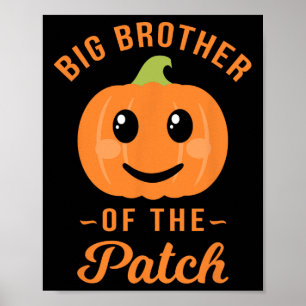 Affiche Big Brother Of The Patch - Famille Citrouille Hall