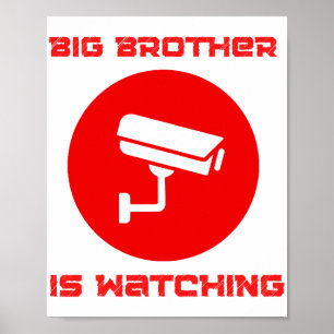 Affiche Big Brother regarde 1984 ingsoc