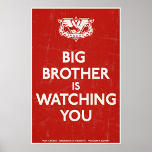 Affiche Big Brother vous regarde imprimer