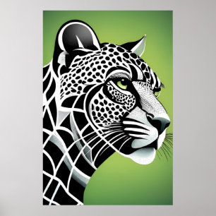 Affiche Big Cat Leopard Jaguar