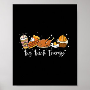 Affiche Big Ck Energy Retro Jour De Jambe De Dinde De Than