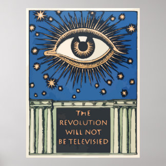Affiche Big Eye, Révolution Pas de télévision