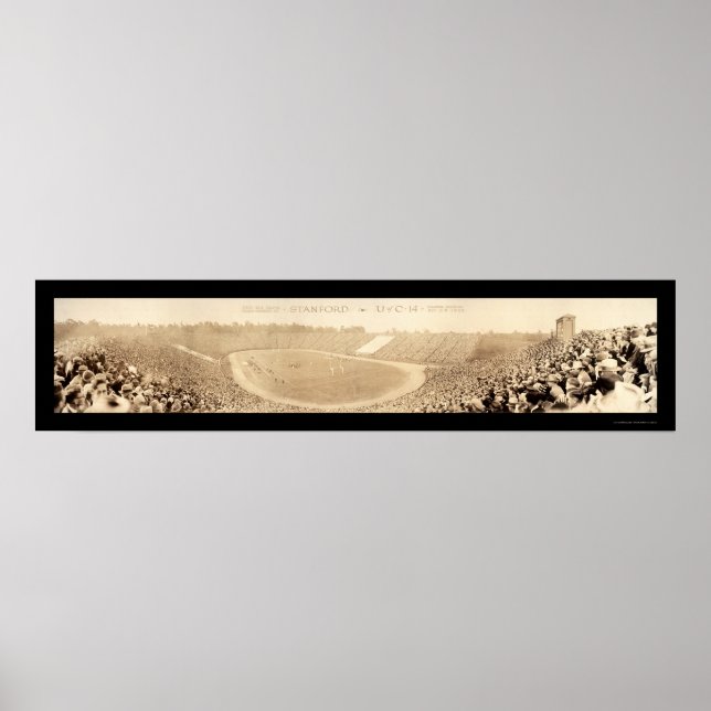 Affiche Big Game Stanford Cal Photo 1925 (Devant)