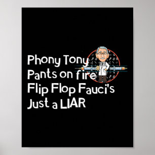 Affiche Big Little Lied Fire Fauci Anti Présidentiel Masqu