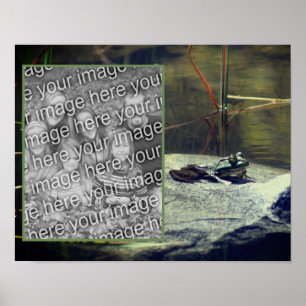 Affiche Big Old Bullfrog Pond Ajouter Votre Photo