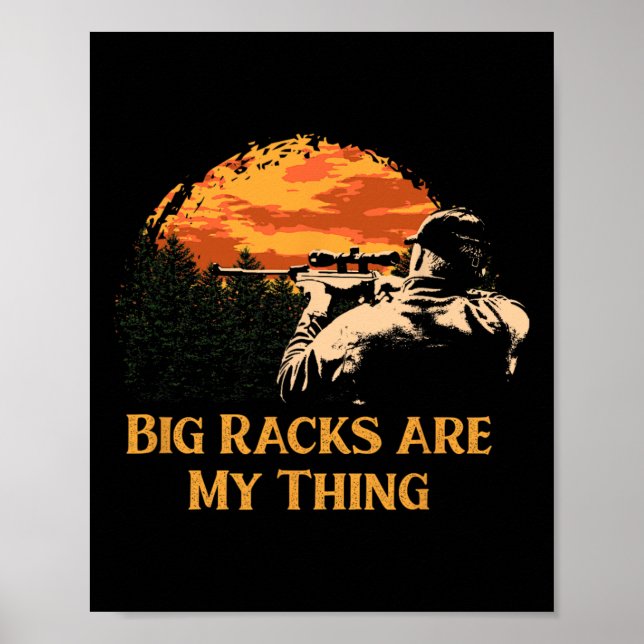 Affiche Big Racks Sont Mon Chose Faune Foule Fantaisie Hun (Devant)