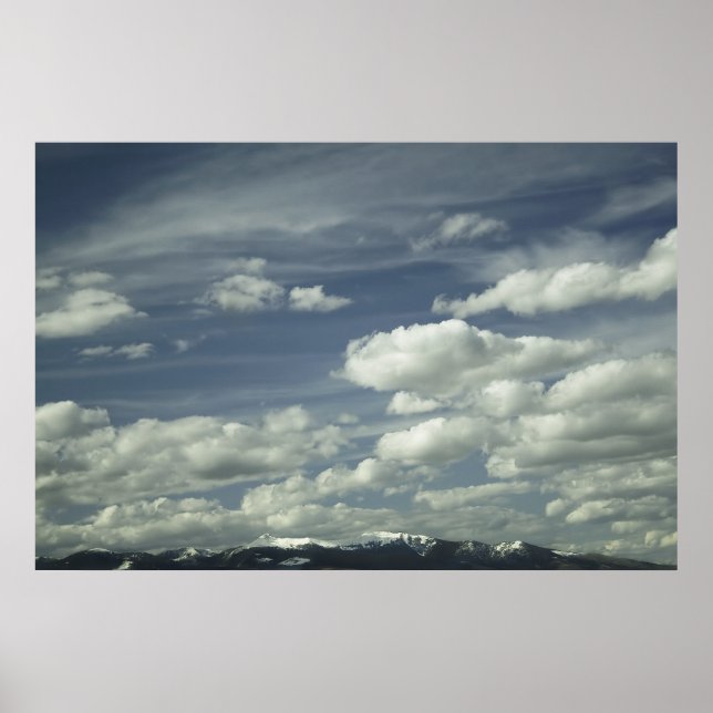 Affiche Big Sky, Butte, Montana Print (Devant)