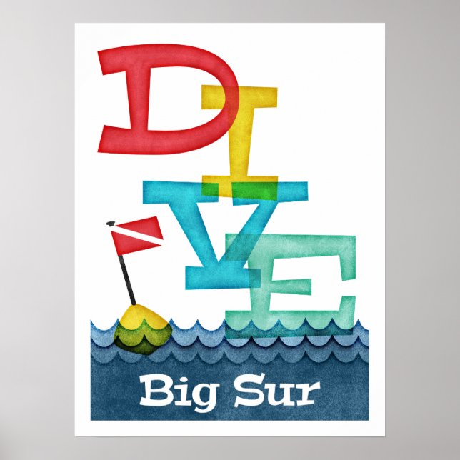 Affiche Big Sur Dive (Devant)