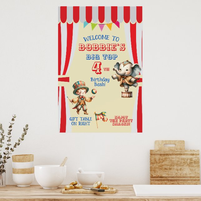 Affiche Big Top Circus (Cuisine)