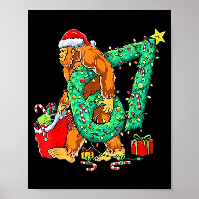 Affiche Bigfoot 67 Meme Christmas Tree 67 Baseball Lifesty (Devant)