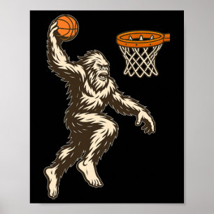 Affiche Bigfoot Dunking - Joueur de Sketll Fan de l'entraî