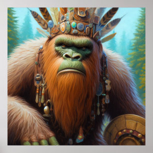 Affiche Bigfoot Eco Warrior