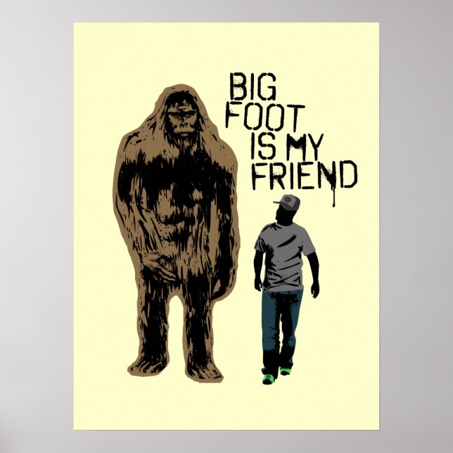 Affiche Bigfoot est mon ami (Devant)