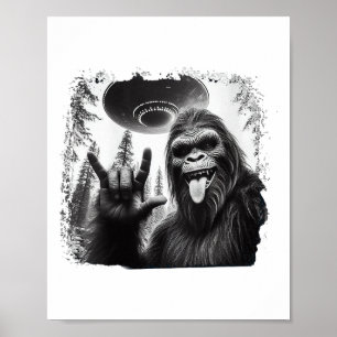 Affiche Bigfoot et Ufo Bigfoot Rock On - Randonnée et amat