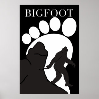 Affiche Bigfoot Noir 2