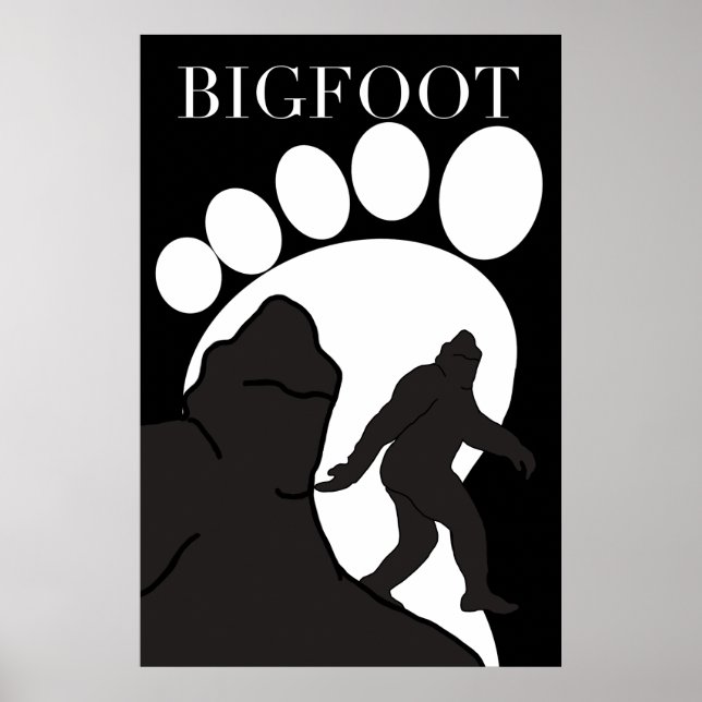 Affiche Bigfoot Noir 2 (Devant)