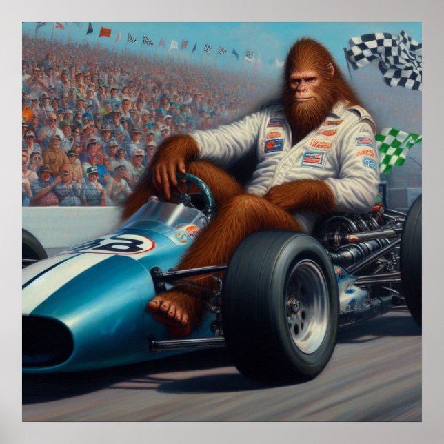 Affiche Bigfoot Racecar (Devant)