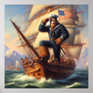Affiche Bigfoot Sailor