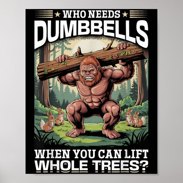 Affiche Bigfoot Sasquatch (Devant)
