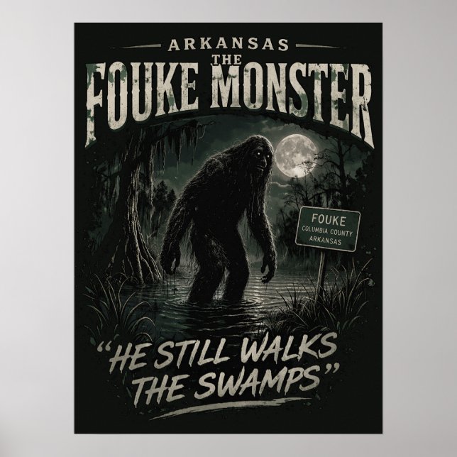 Affiche Bigfoot Sasquatch (Devant)